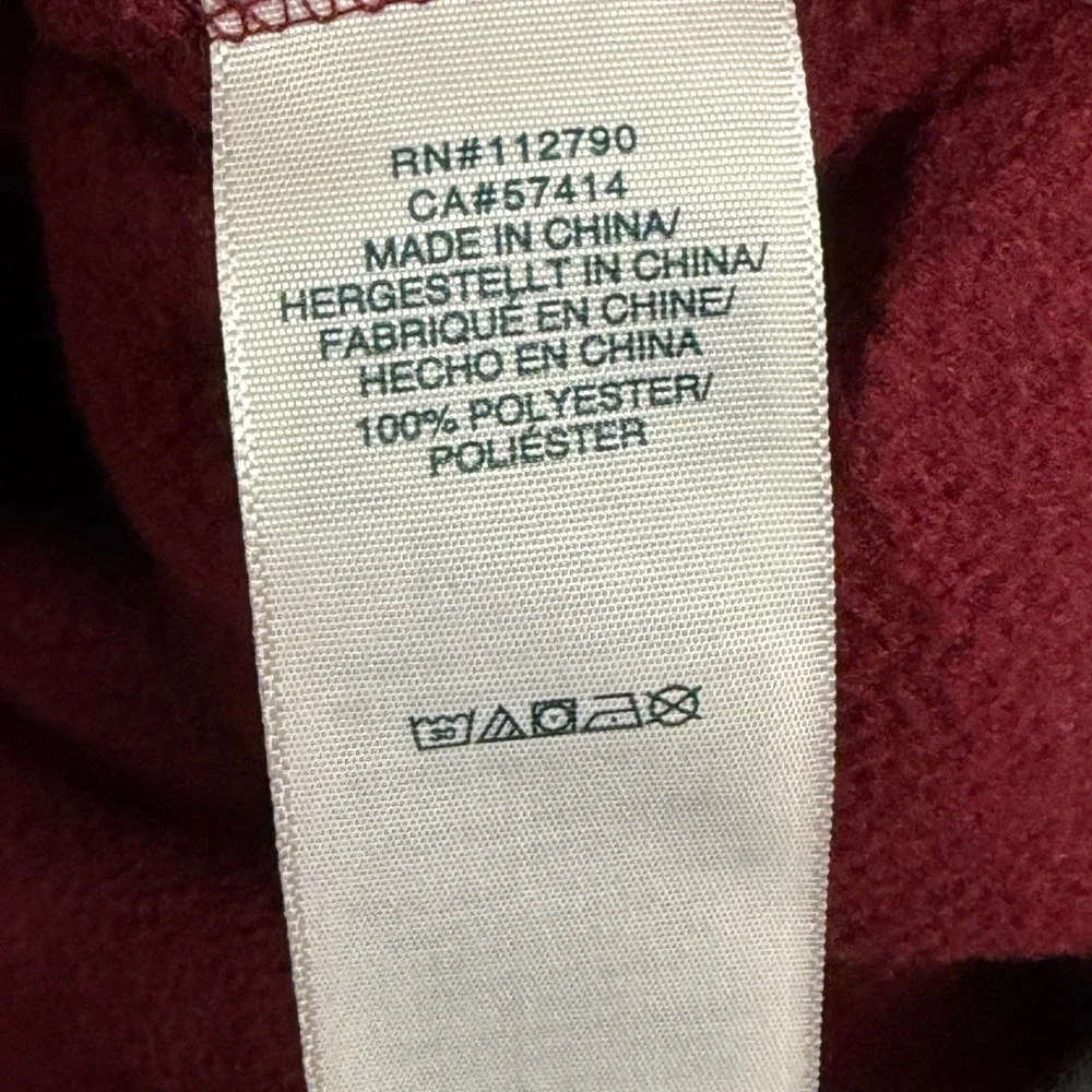 True Religion Vest Small Red Brand Jeans Fleece Full Zip Polar Fleece‎ Men's